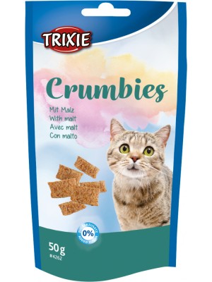 Poslastica za mačke Crumbies Trixie sa sladom 50 grama