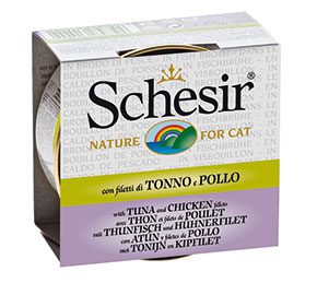 25078_Vlazna hrana za macke Schesir brodet tuna i piletina 70gr