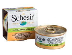 25082_Vlazna hrana za macke Schesir brodet tuna i pastrmka 70gr