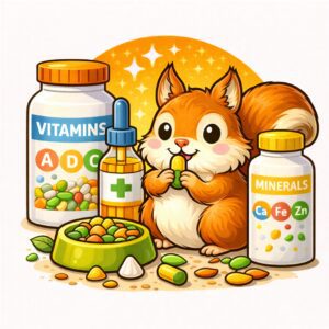 Vitaminsko mineralni dodaci za vevericu