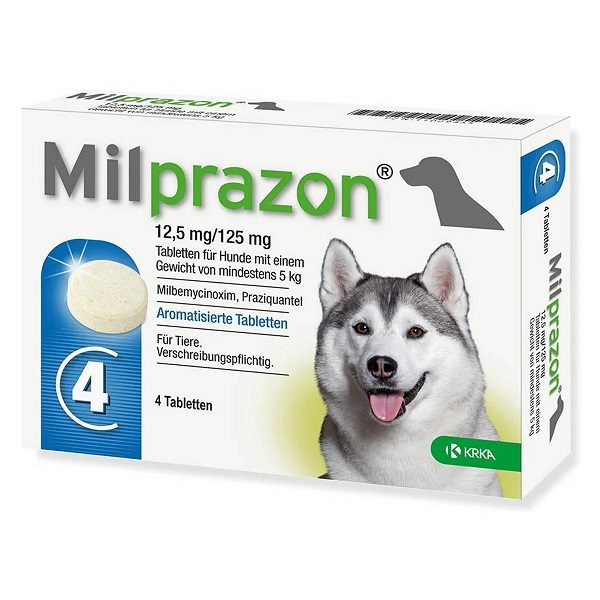 Milprazon za pse 12.5 mg/125mg- 1 tableta